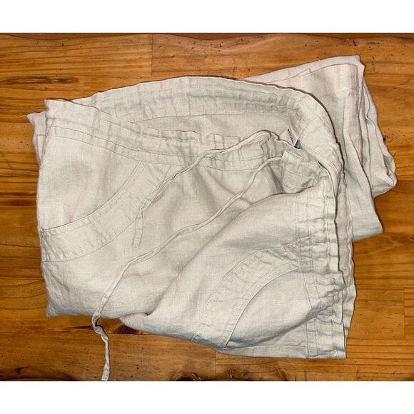 Merona Pant‎ Women XL Beige Beach Party Summer Cruise - Picture 1 of 9